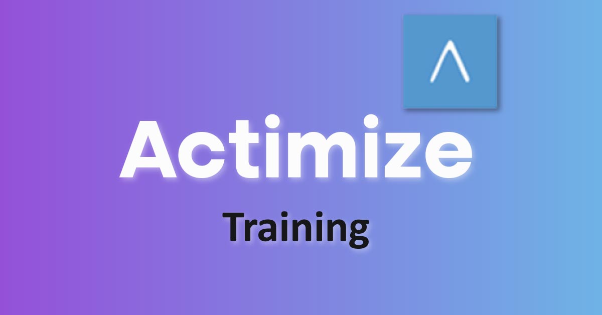 Actimize Training